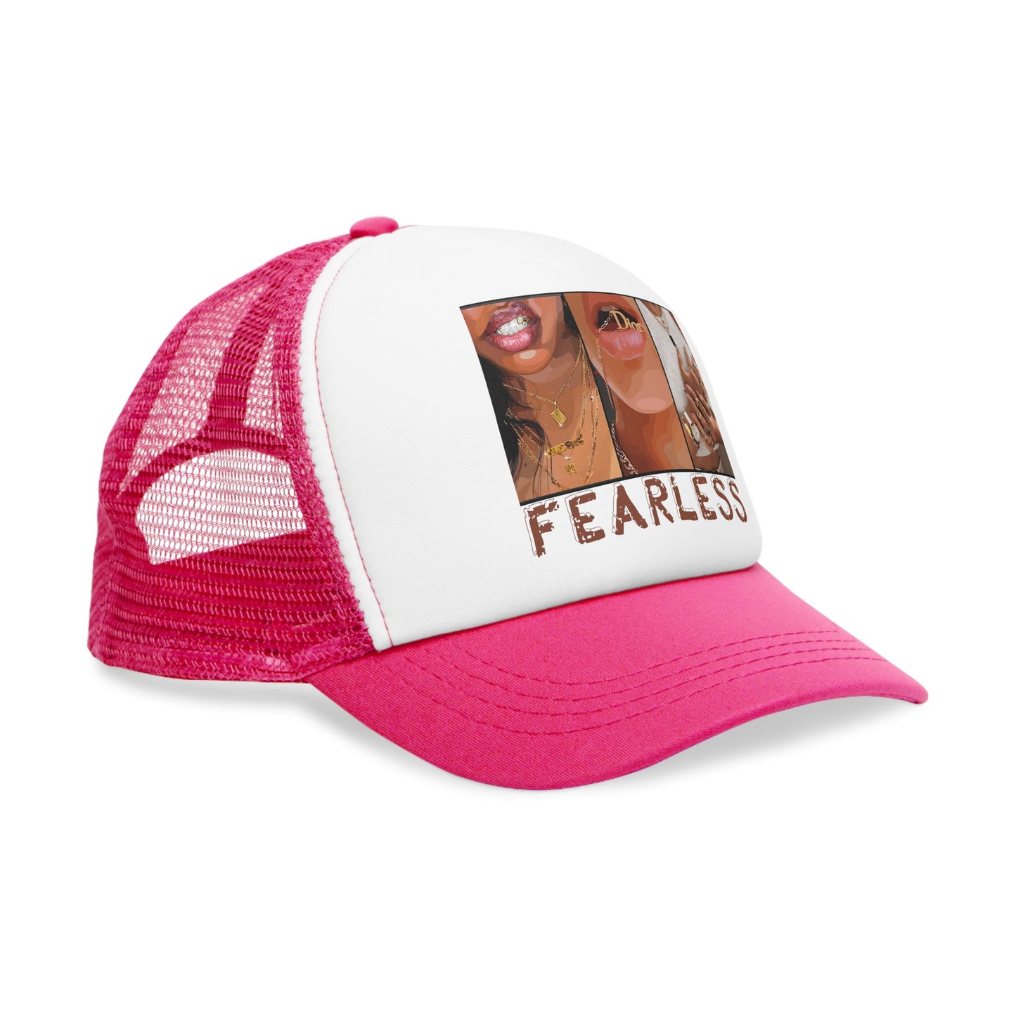 Exotic Kouture Rose Mesh Cap